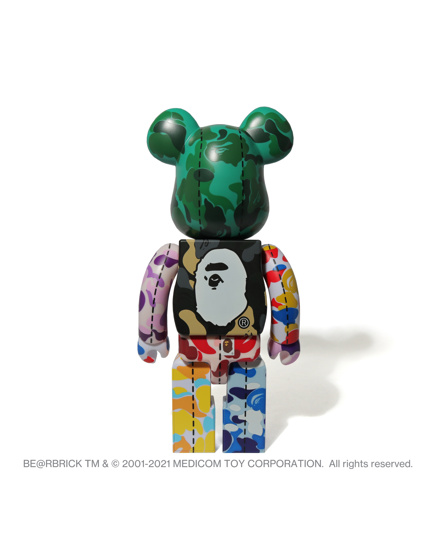 A BATHING APE® BE@RBRICK 联乘系列28th Anniversary Bape Camo 400% 公仔