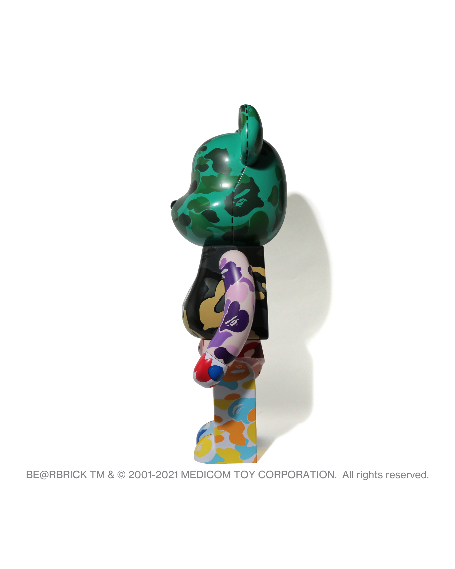 A BATHING APE® BE@RBRICK 联乘系列28th Anniversary Bape Camo 1000% 公仔