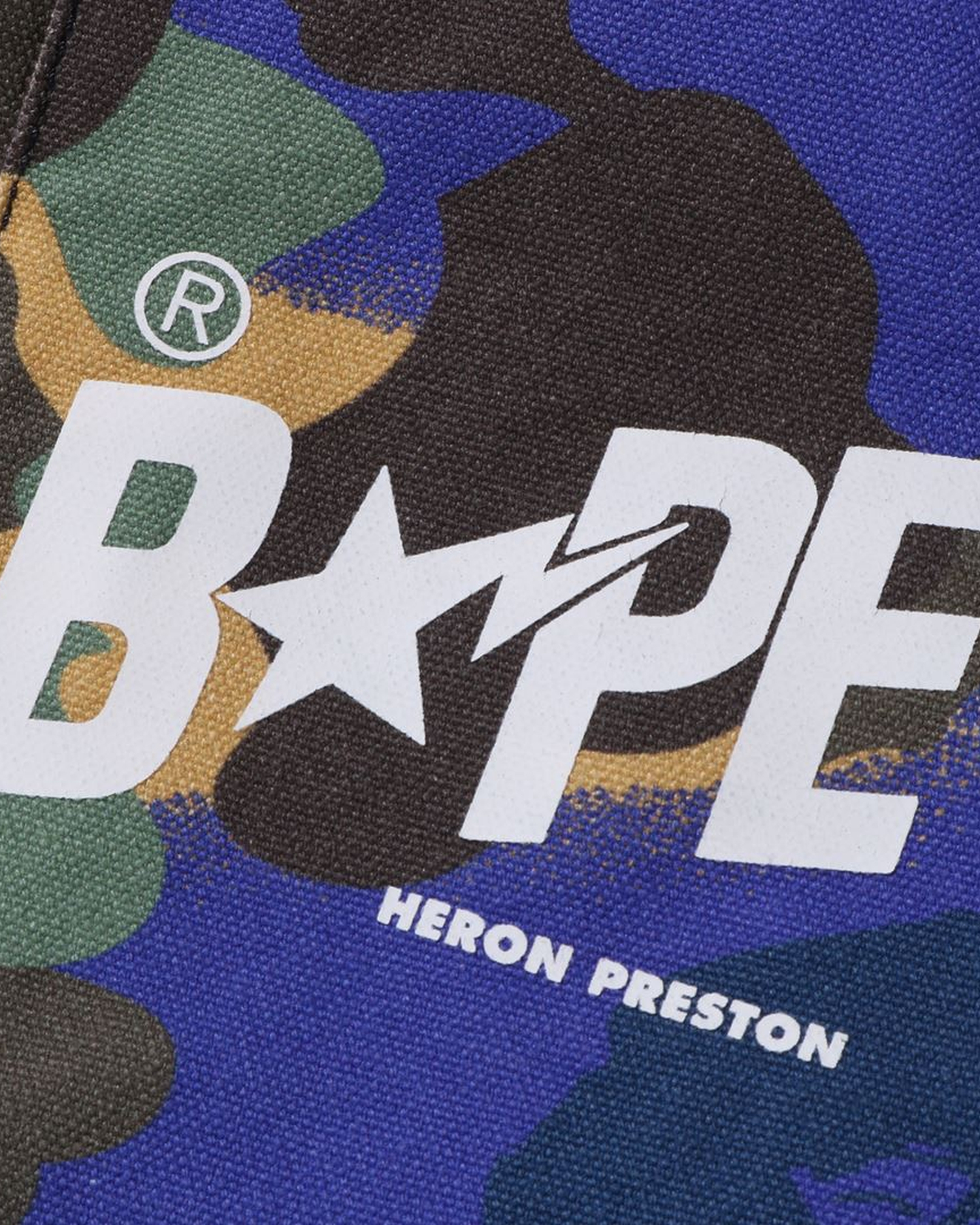 A BATHING APE® HERON PRESTON 联乘系列Mix 1st Camo 印花拉链夹克