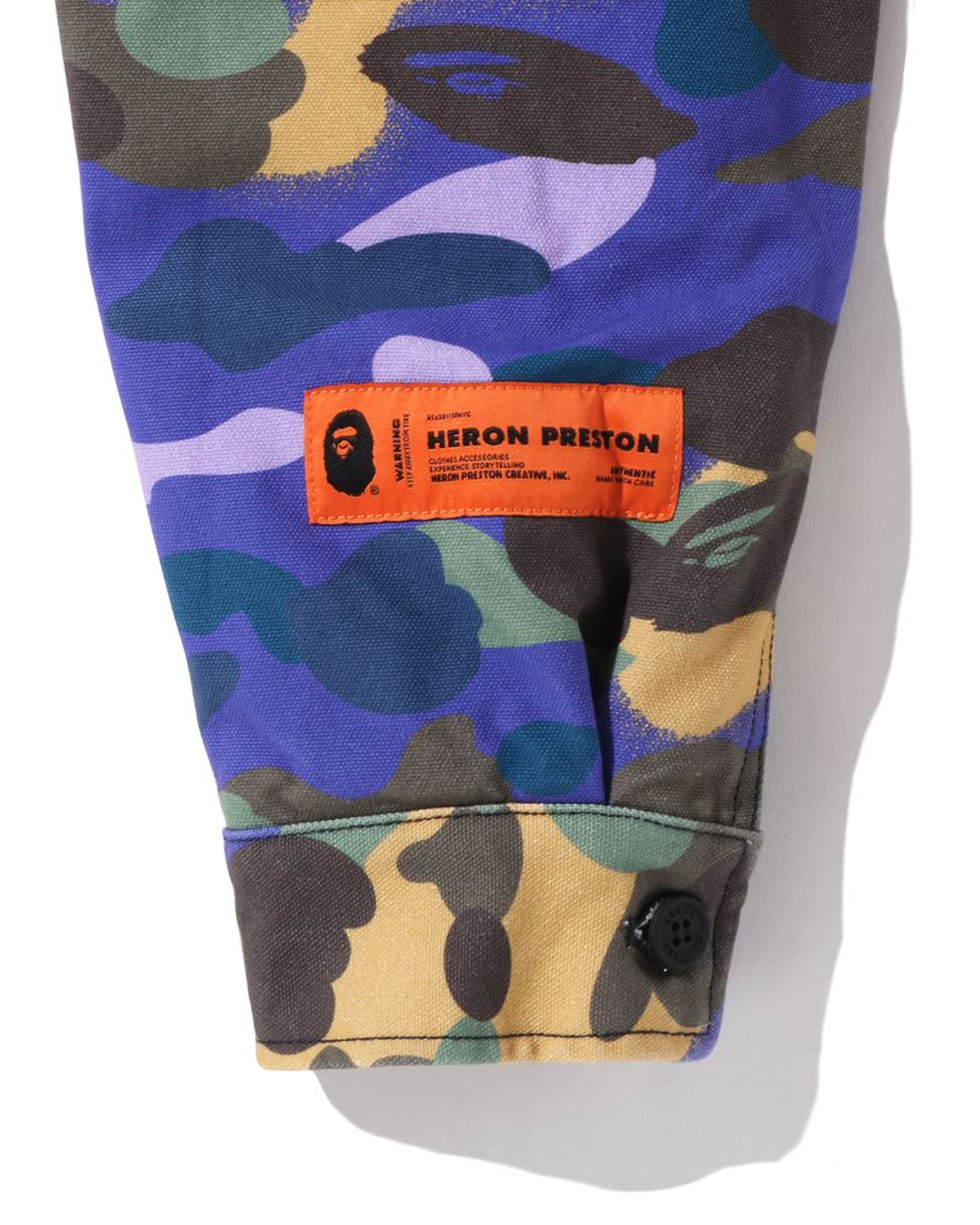 A BATHING APE® HERON PRESTON 联乘系列Mix 1st Camo 印花拉链夹克