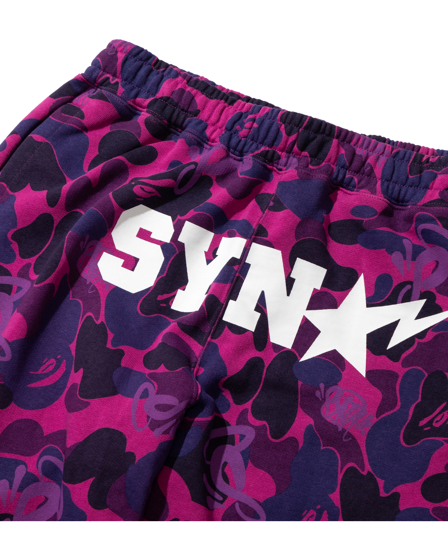 A BATHING APE® SPOTIFY X SYNA BY CE 联乘系列迷彩休闲裤