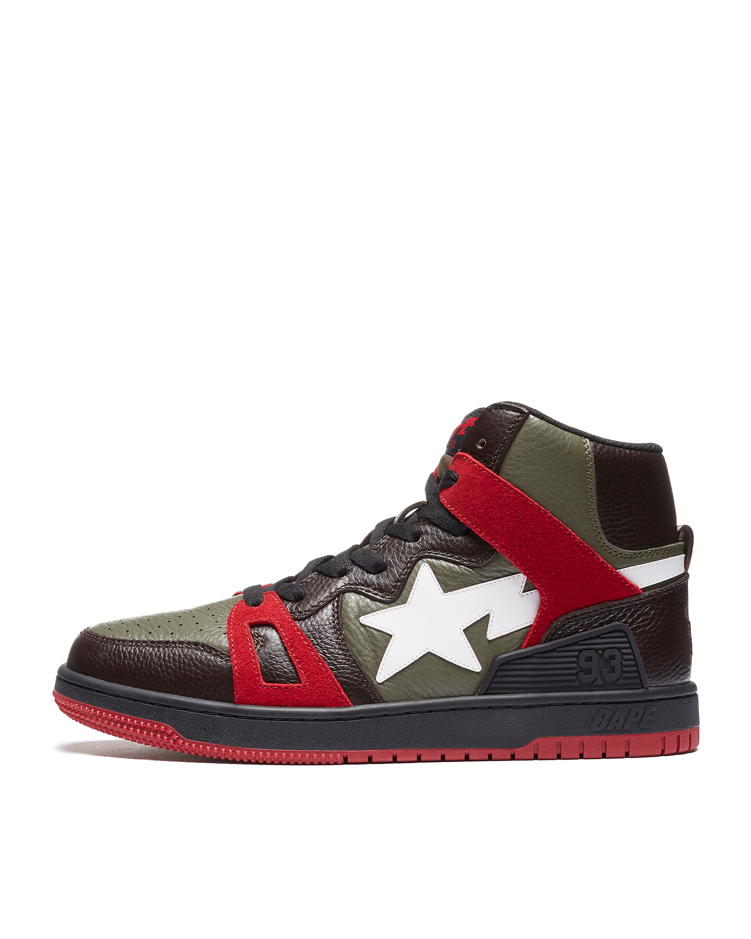 A BATHING APE® BAPE STA™ 93 拼色系带运动鞋