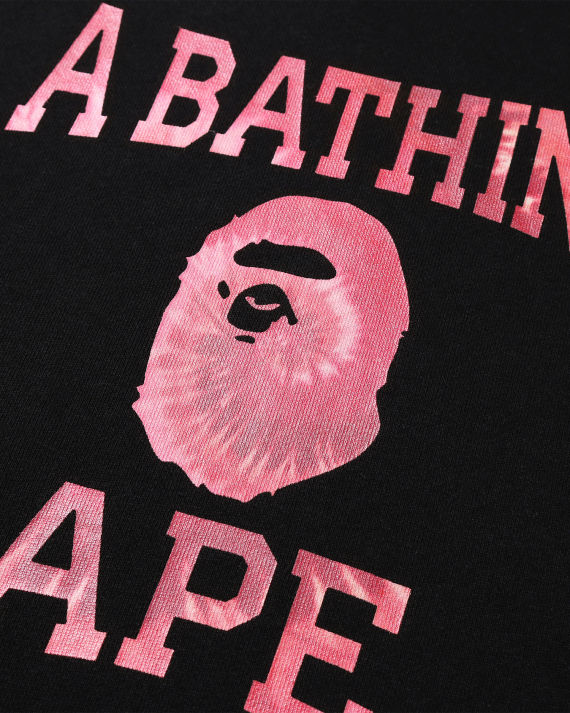 a bathing ape03 扎染猿人头印花连帽卫衣