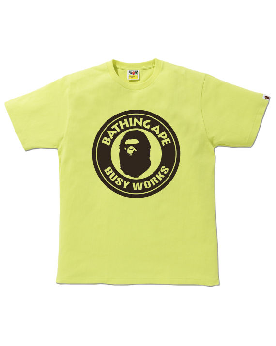 a bathing ape 猿人头印花 t 恤