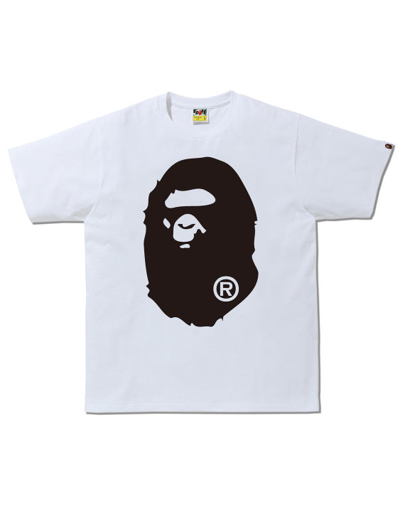 a bathing ape 猿人头印花 t 恤