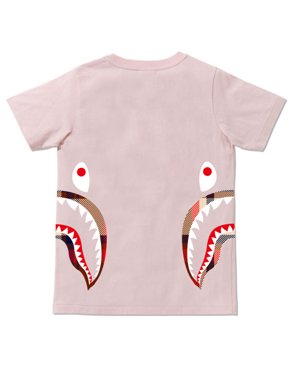 a bathing ape 鲨鱼印花 t 恤