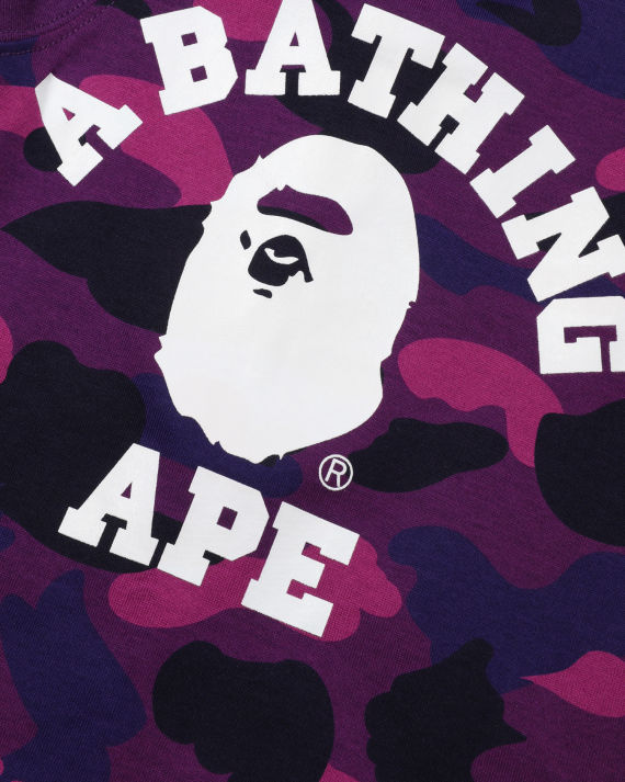 a bathing ape03 color camo 猿人头印花背心
