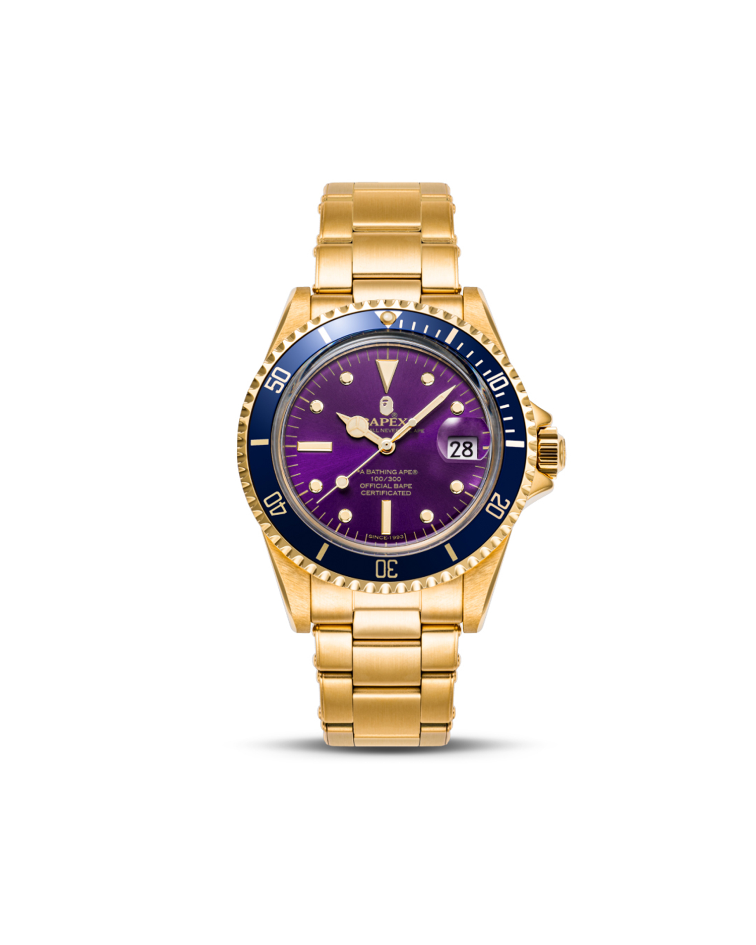 A BATHING APE® TYPE 1 BAPEX 指针式手表