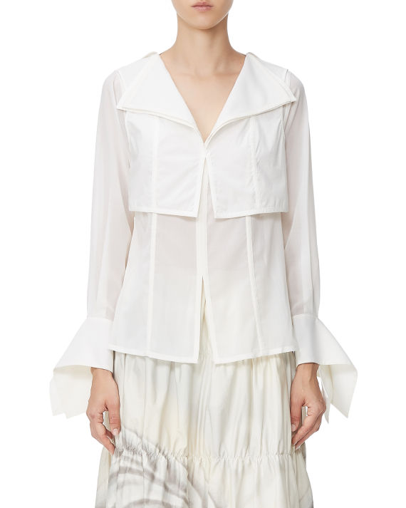 3.1 phillip lim 育克叠层翻领上衣