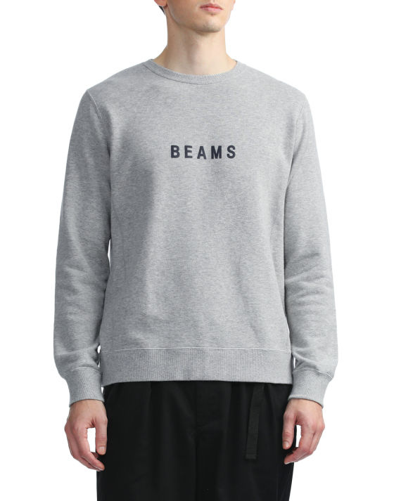 beams logo 印花圆领卫衣