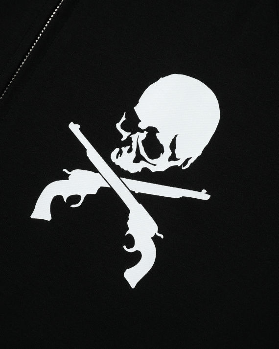 roarguns mastermind japan 联乘系列 骷髅头双枪印花夹克