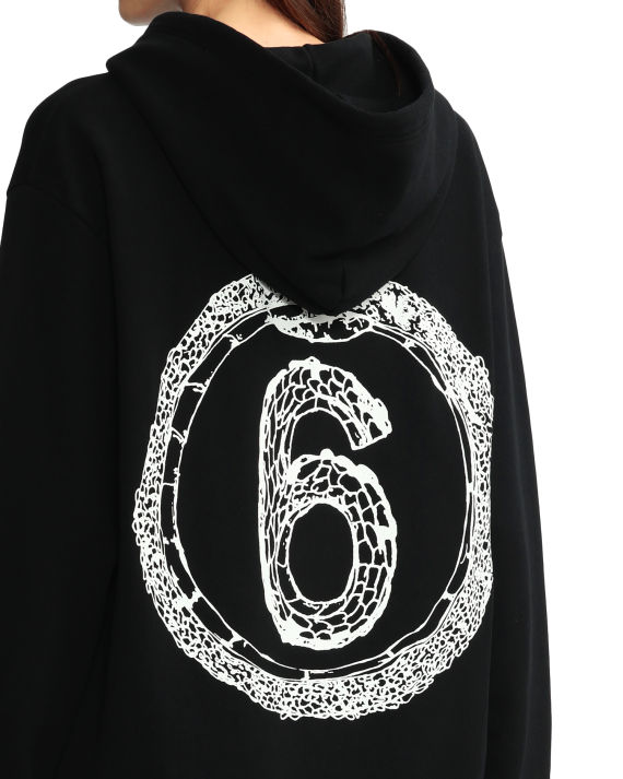 mm6 maison margiela 线描数字印花连帽卫衣