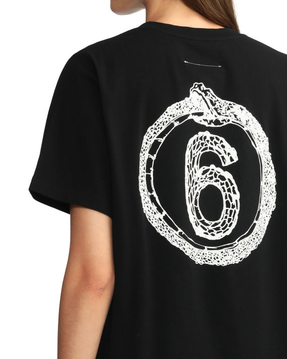 mm6 maison margiela 线描数字印花 t 恤