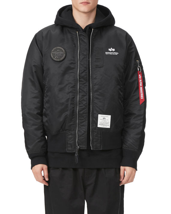 alpha industries 飞行员夹克式羽绒服