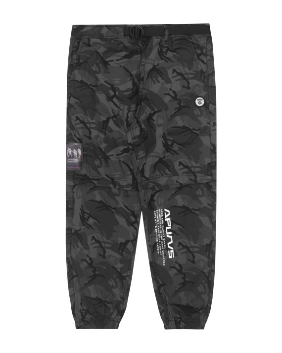 aape 饰 logo 迷彩印花休闲裤