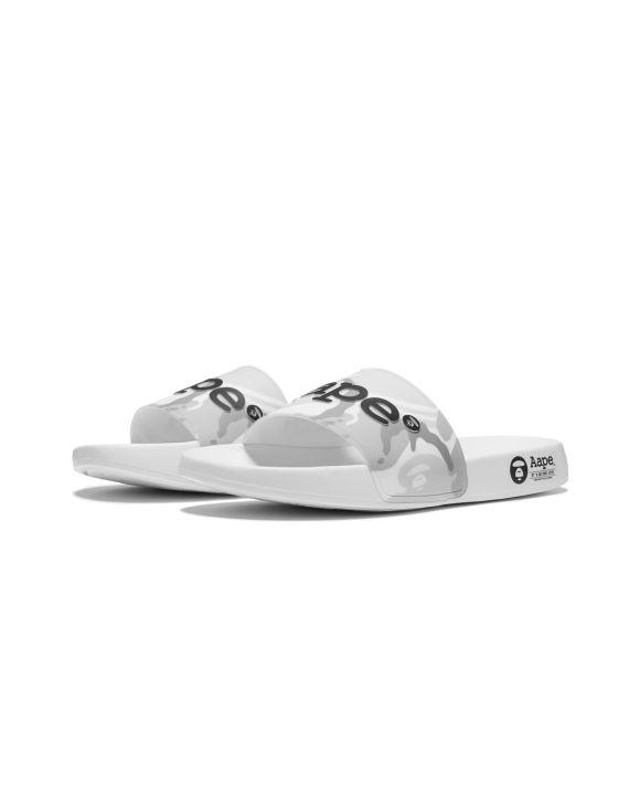 aape 饰迷彩绊带拖鞋