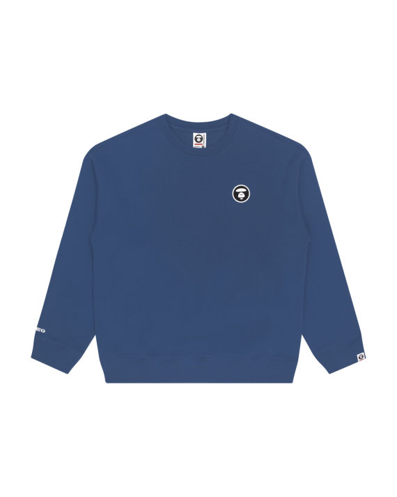 aape logo 缝饰圆领卫衣