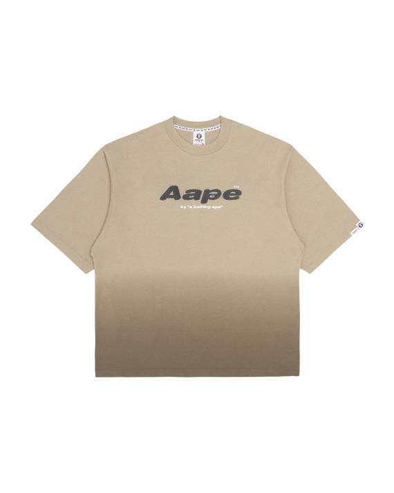 aape logo 印花渐变效果 t 恤