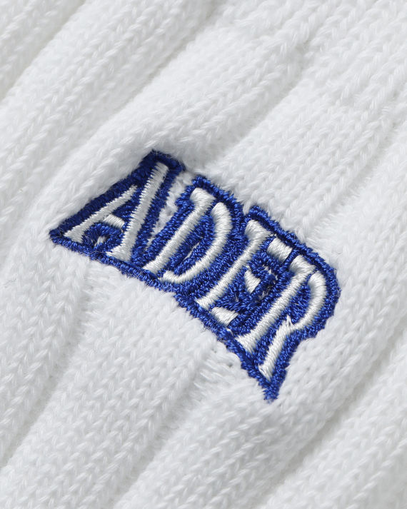ader error logo 刺绣中筒袜