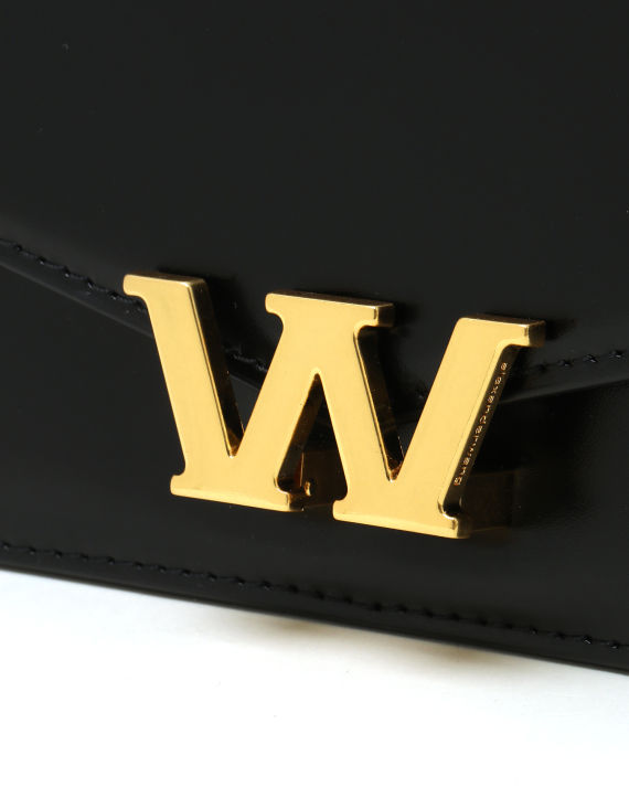 alexanderwang logo 缀饰斜挎包