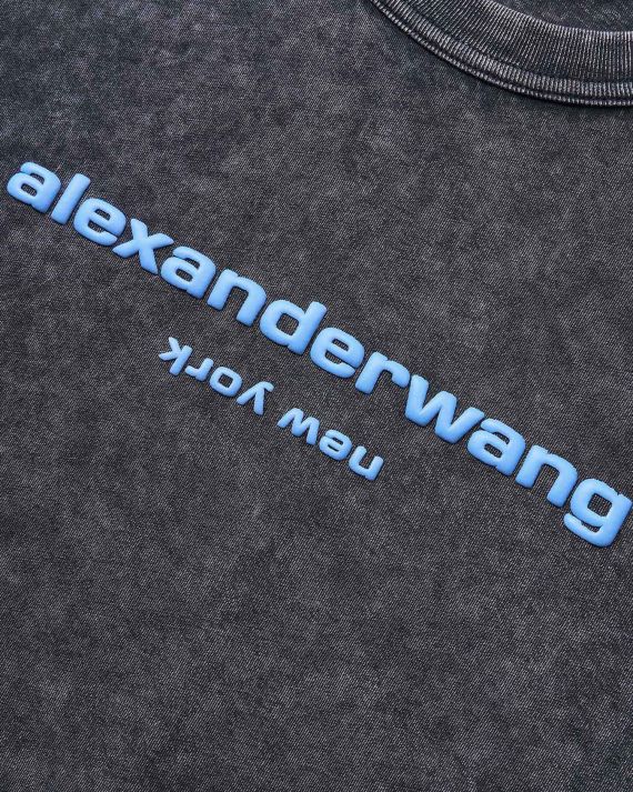 alexanderwang 饰 logo 水洗效果 t 恤
