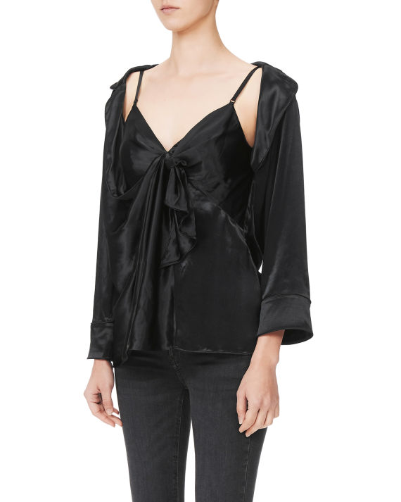 alexanderwang 叠层设计扭结上衣