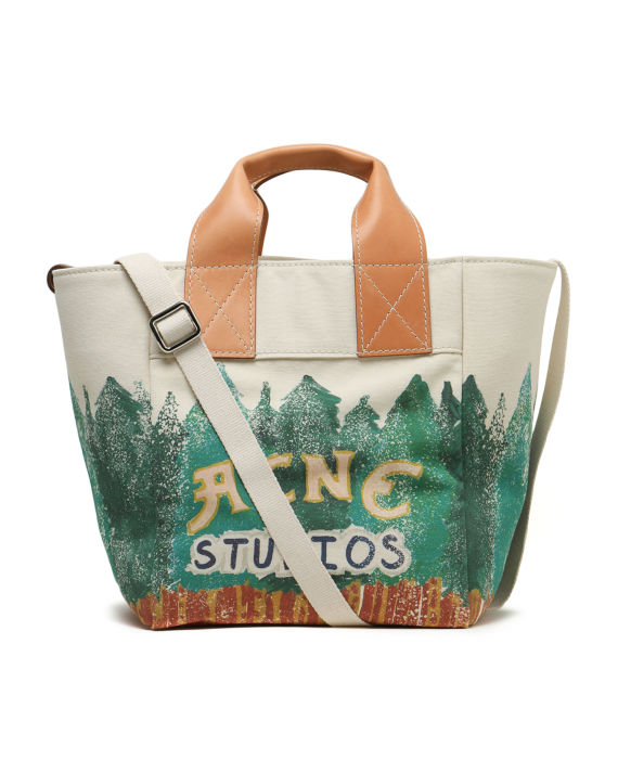 饰logo 图案印花托特包