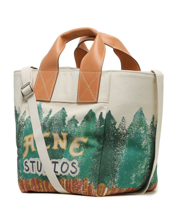 饰logo 图案印花托特包