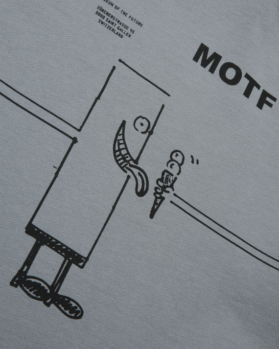 acne studios beni bischof 联乘系列 图案印花圆领卫衣