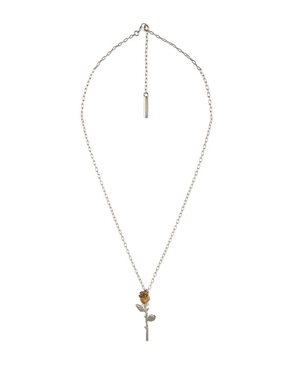 ambush 玫瑰花坠饰工艺项链