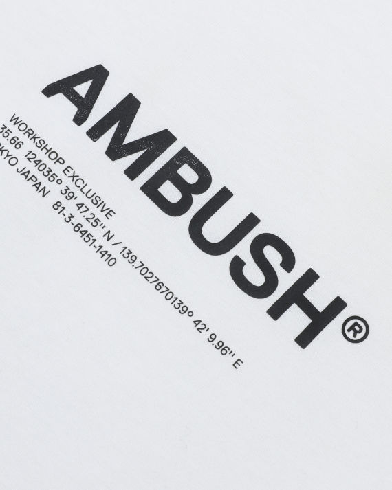 ambush logo 印花落肩 t 恤