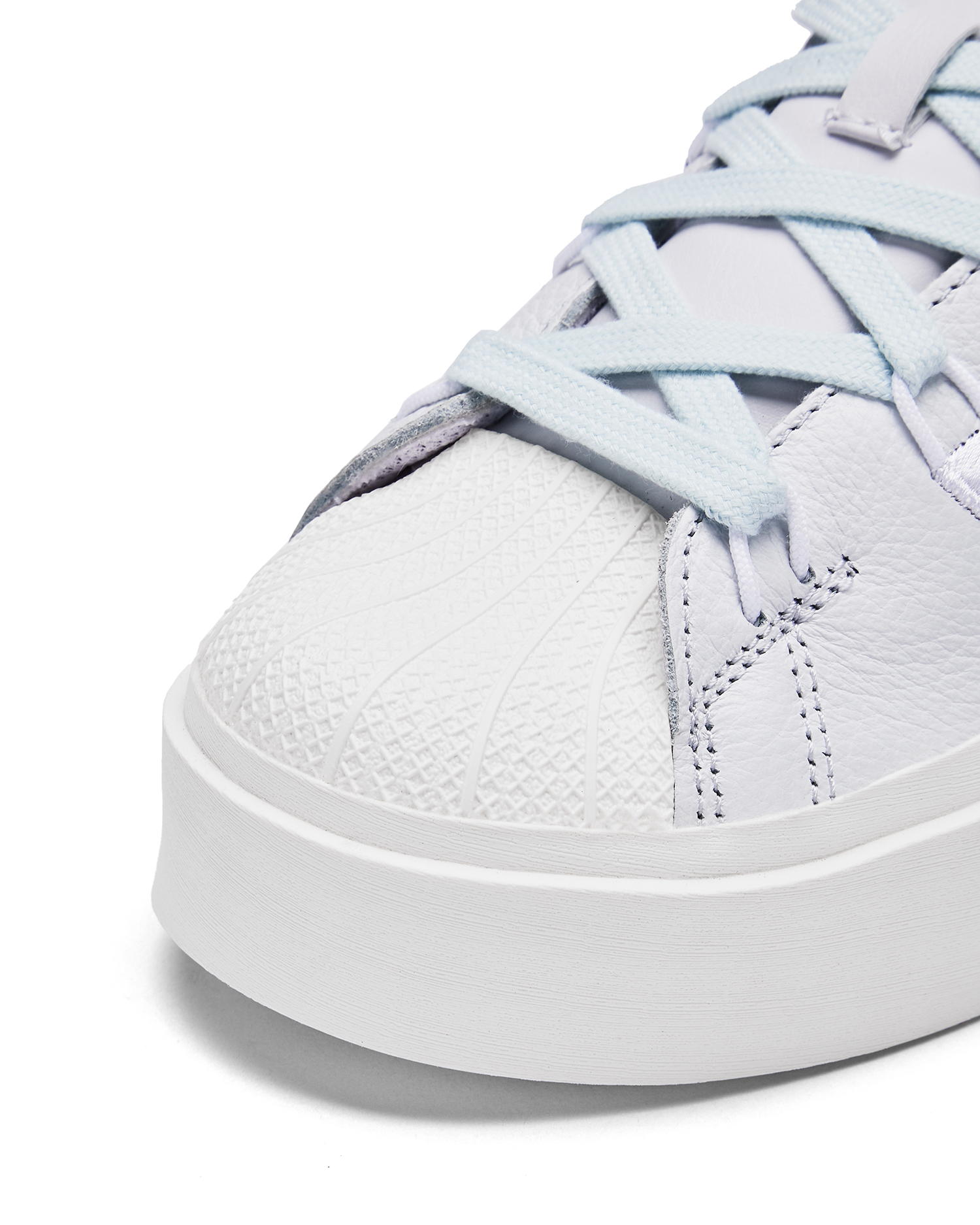 adidas Superstar 饰logo 贝壳头厚底运动鞋