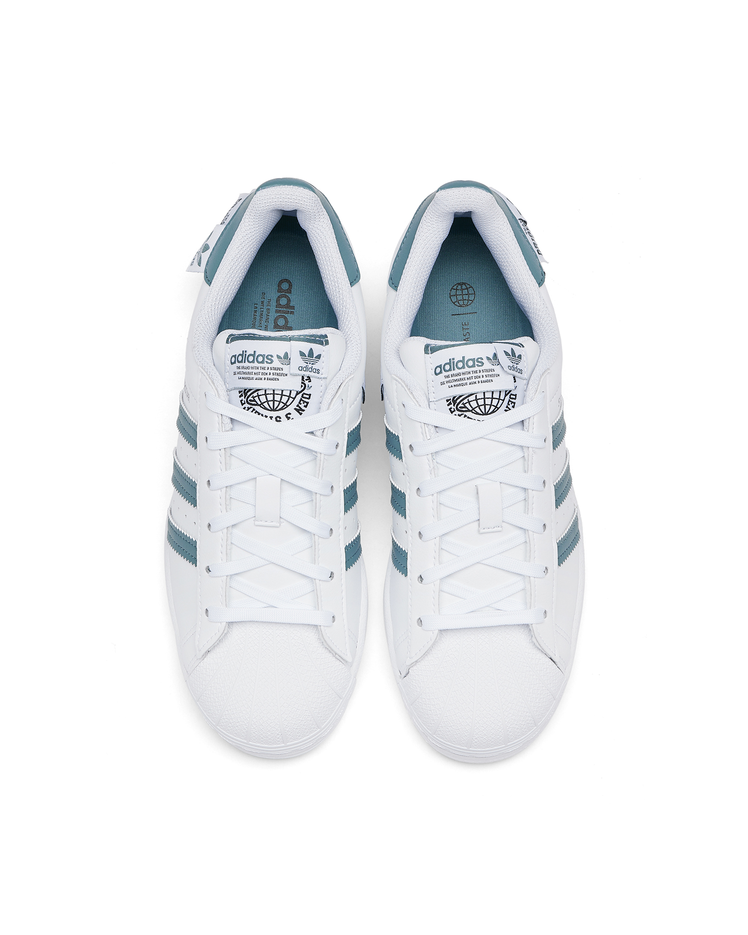 adidas Superstar 条纹边饰贝壳头运动鞋