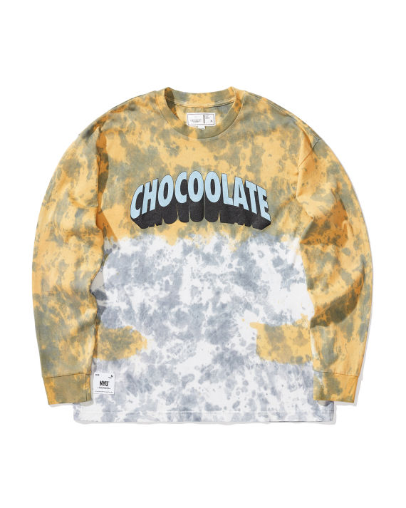 CHOCOOLATE Logo 印花拼色扎染 T 恤