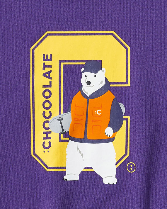 chocoolate 饰 logo 北极熊印花卫衣