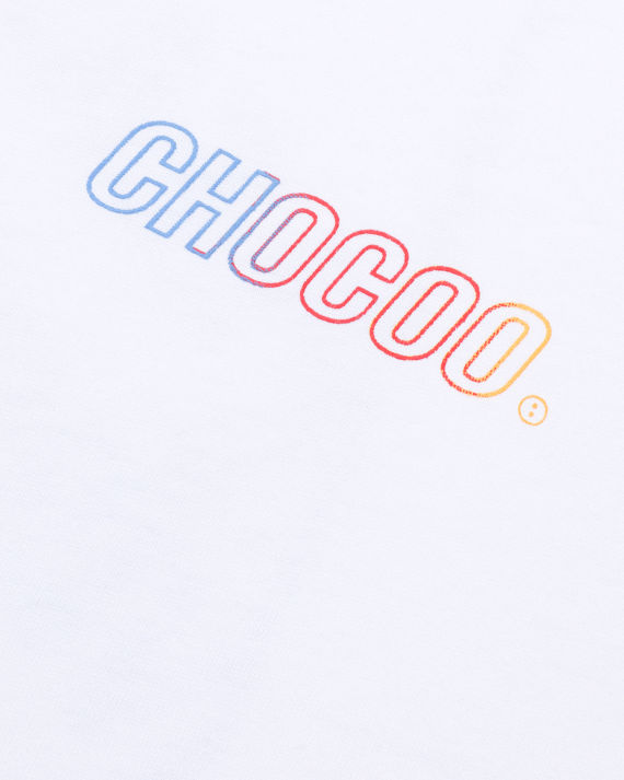 chocoolate 渐变色 logo 印花 t 恤