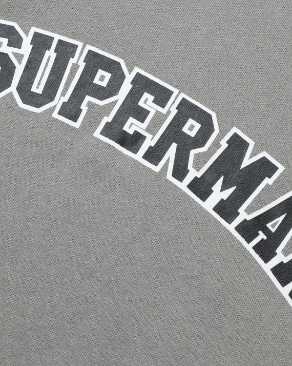 superman 联乘系列 字母印花连帽卫衣