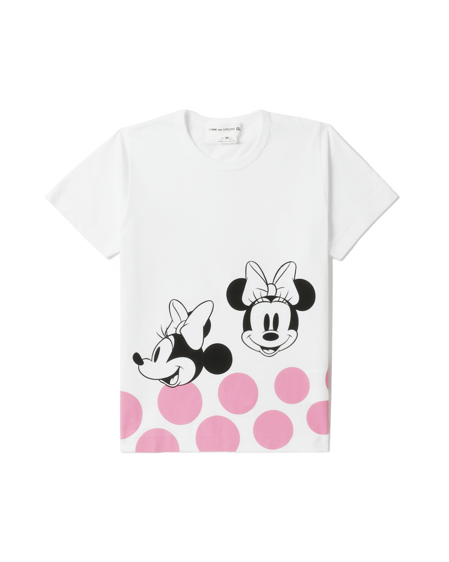 COMME des GARÇONS GIRL Disney Minnie Mouse 联乘系列印花T 恤