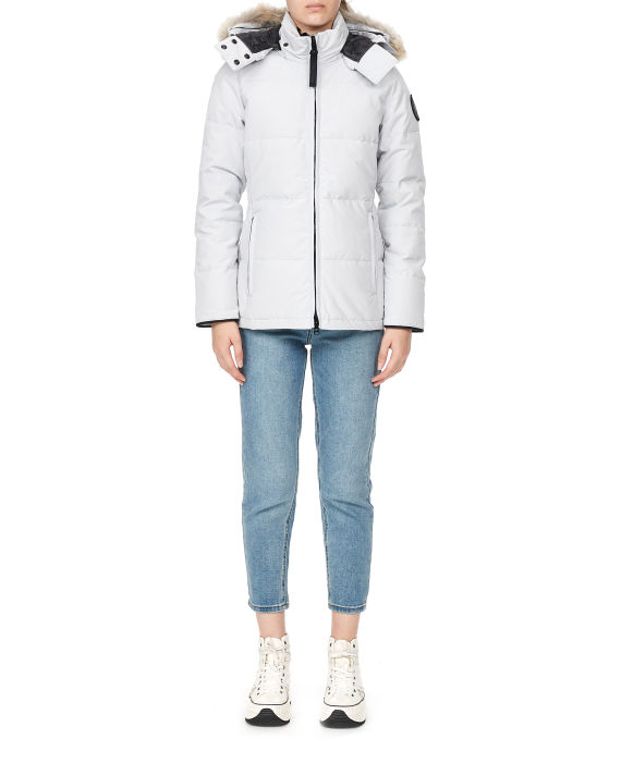 CANADA GOOSE Chelsea 黑标饰毛圈派克大衣