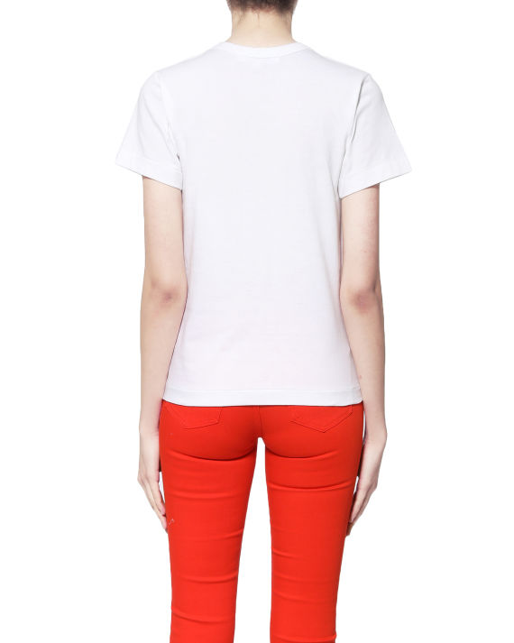 Play Comme des Garçons 爱心印花缝饰 T 恤