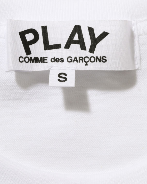 Play Comme des Garçons 爱心印花缝饰 T 恤