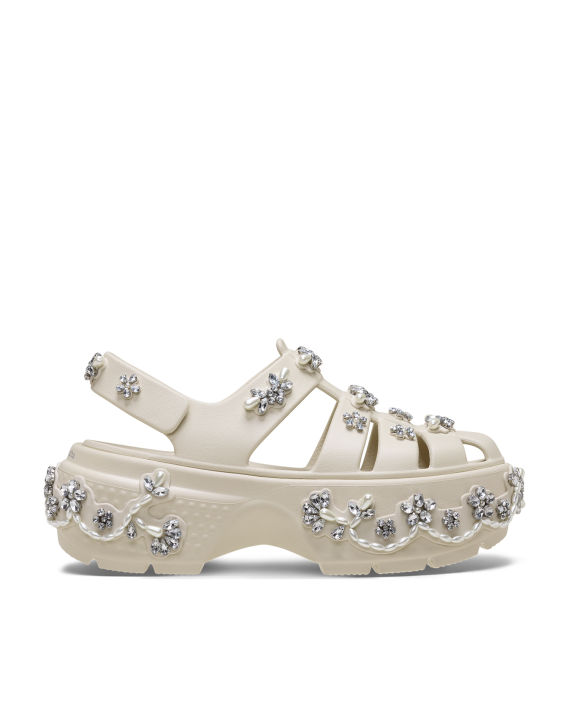 Simone Rocha CROCS 联乘系列 串珠缀饰绊带凉鞋