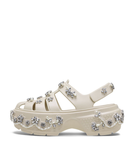 Simone Rocha CROCS 联乘系列 串珠缀饰绊带凉鞋