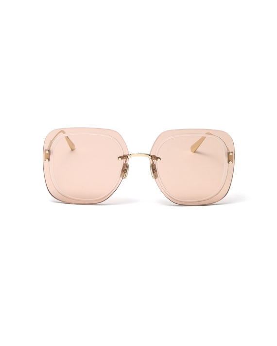 christian dior 方形无边框太阳眼镜