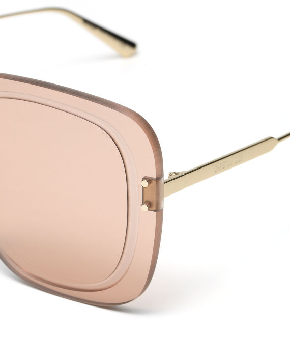 christian dior 方形无边框太阳眼镜