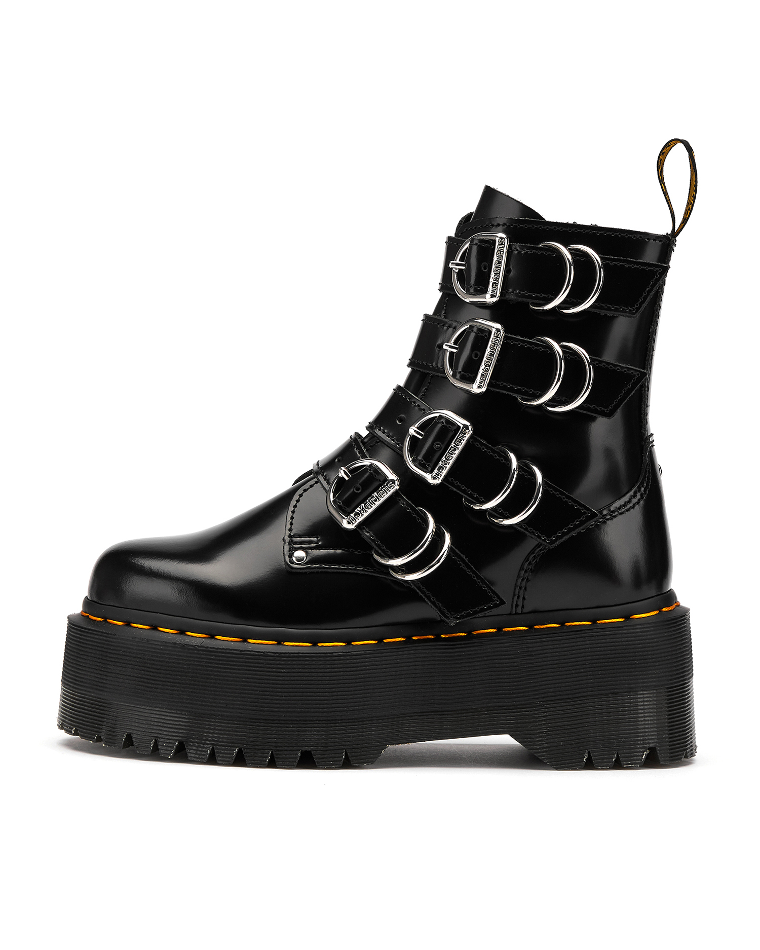 DR MARTENS Jadon Max HDW 饰扣带厚底及踝靴