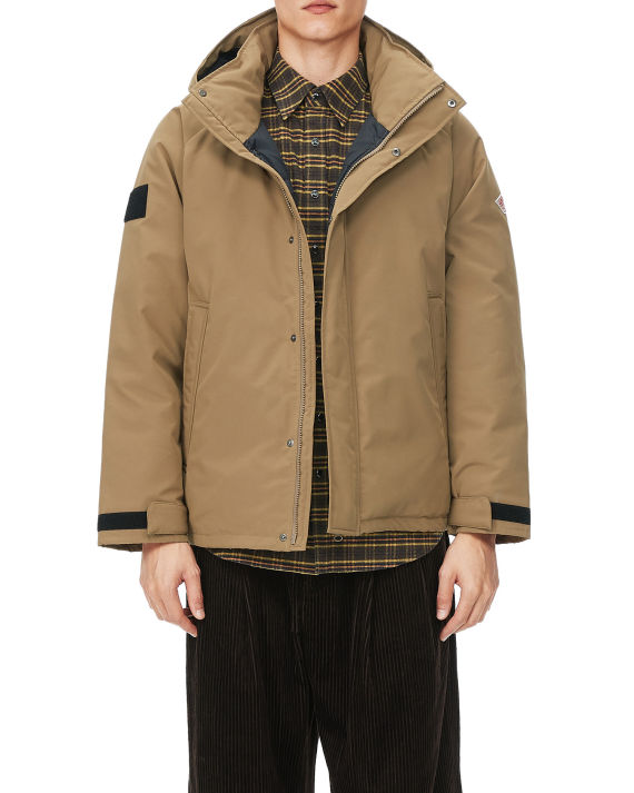 danton logo 缝饰连帽羽绒外套