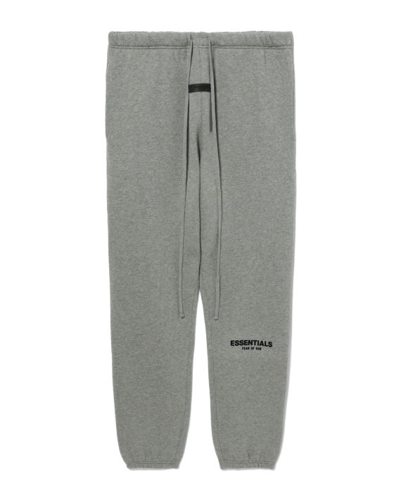 essentials logo 印花饰口袋束脚裤