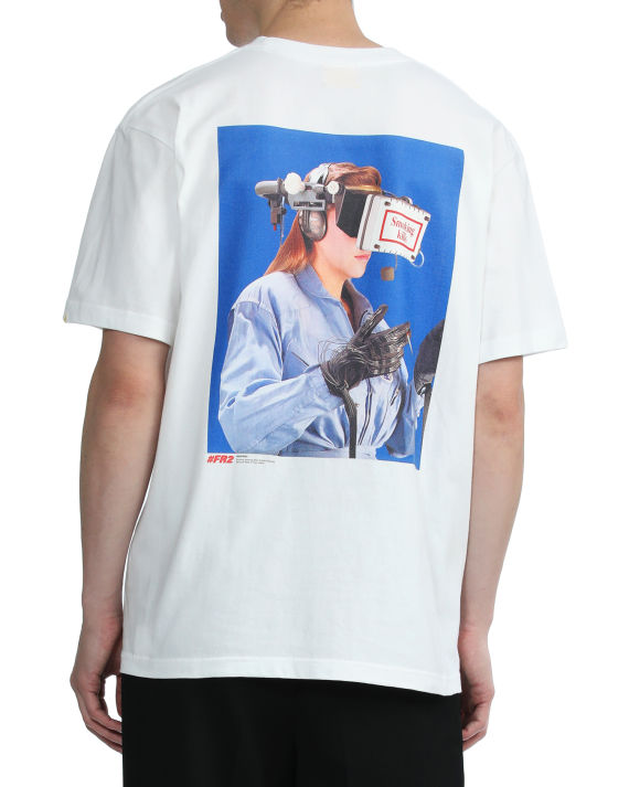 fr2 饰文字照片印花 t 恤