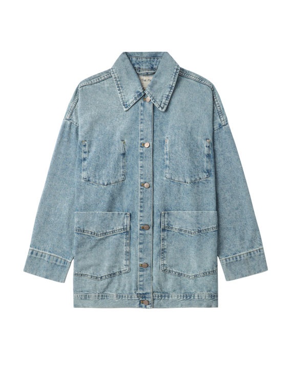FREE PEOPLE 工装牛仔夹克